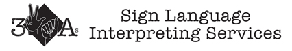 3As Sign Language Interpreting Services Logo